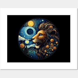 ZODIAC Leo - Astrological LEO - LEO - ZODIAC sign - Van Gogh style - 26 Posters and Art